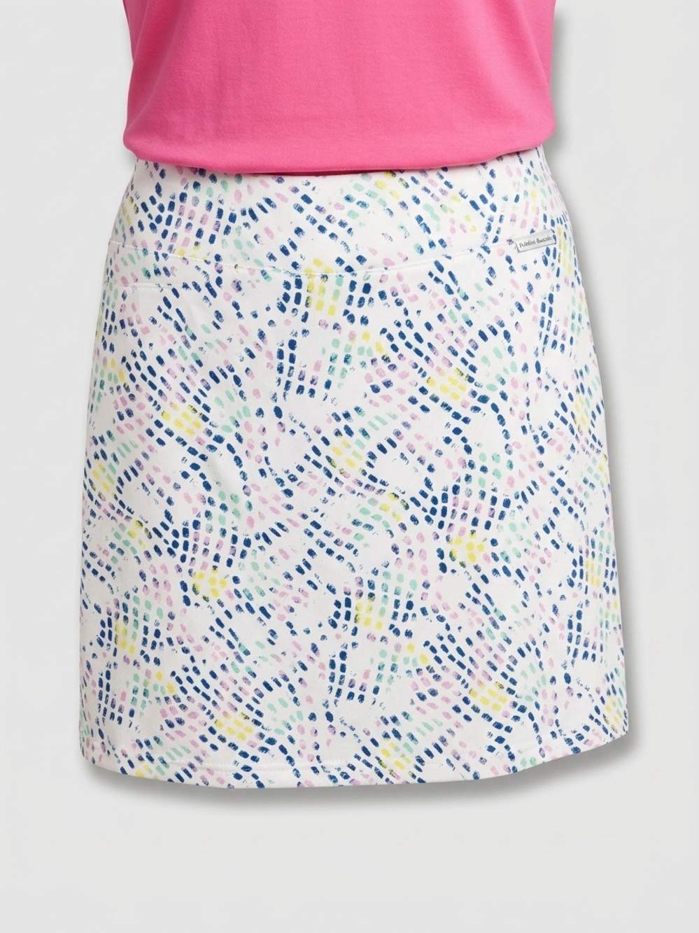 Pebble Beach Dry-Luxe Performance Abstract Dot Skort Excellent Condition